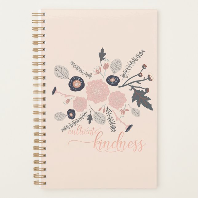 Agenda Cultivar Bondade Flores Botânicas Rosa (Frente)