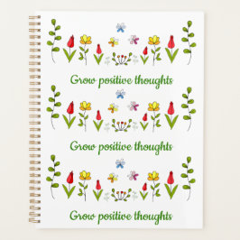 Agenda Cultivar flores de pensamentos positivos