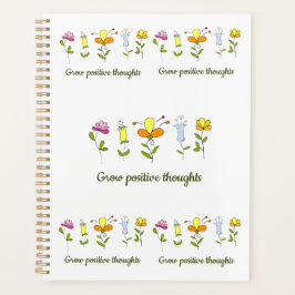 Agenda Cultivar flores de pensamentos positivos