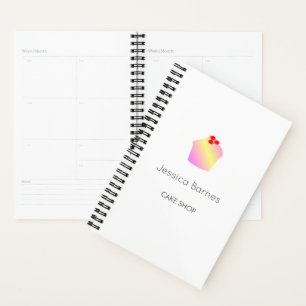 Agenda Cupcake de bolso compre branco