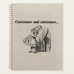 Agenda Curiouser e Alice Curiosa com Chave
