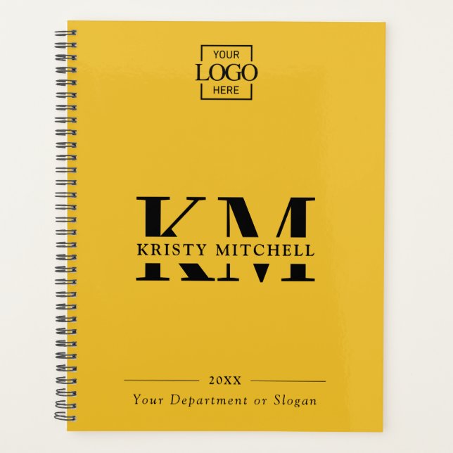 Agenda Custom Business Logo & Branding Monogram Initials (Frente)