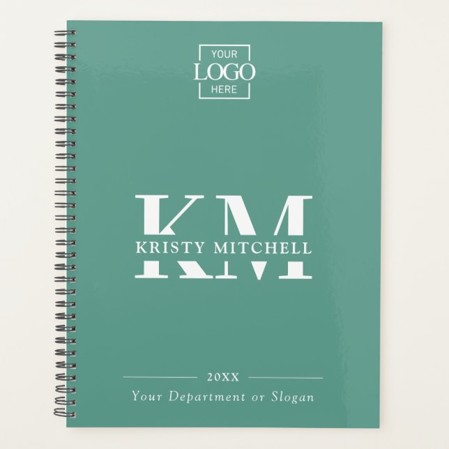 Agenda Custom Business Logo & Branding Monogram Initials (Frente)