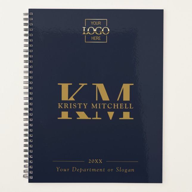 Agenda Custom Business Logo & Branding Monogram Initials (Frente)