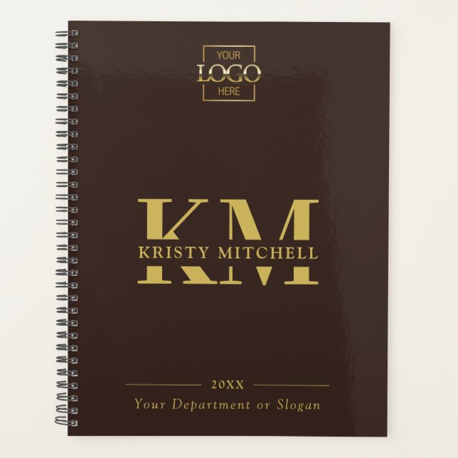 Agenda Custom Business Logo & Branding Monogram Initials (Frente)