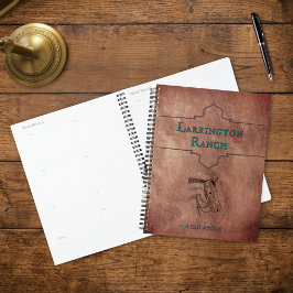 Agenda Custom Elegant Horse Ranch Business Planner