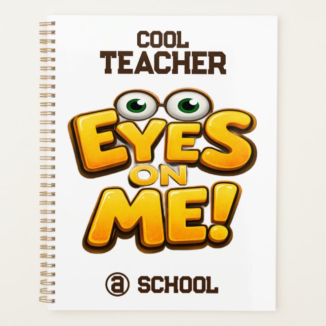Agenda Custom Funny Teacher Gifts  Personalized by School (Frente)