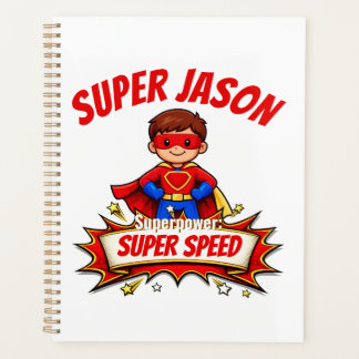 Agenda Custom Kids Superhero Name & Superpower