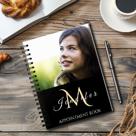 Agenda Custom Photo Monogram Appointment Monthly Daily