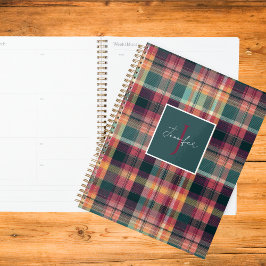 Agenda Custom Planner Gingham Pattern Style