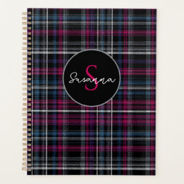Agenda Custom Planner Gingham Pattern Style