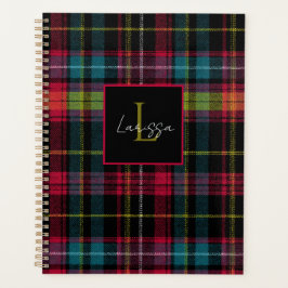 Agenda Custom Planner Gingham Pattern Style