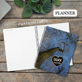 Agenda Custom Tree Crown Branches on blue Sky Photo -