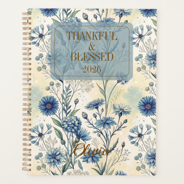 Agenda Customizable Gratitude Affirmations for Women (Frente)