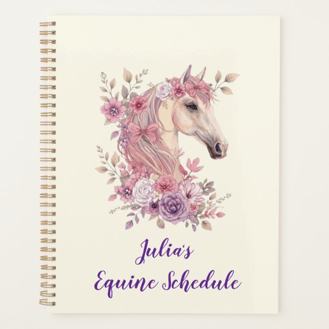 Agenda Customizable Pretty Ponies and Petals (Frente)