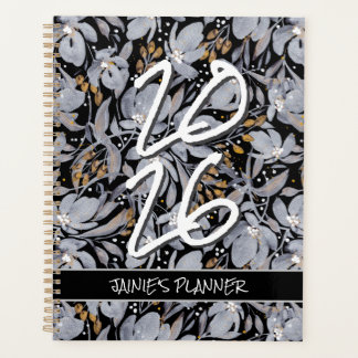 Agenda Customize Yearly 2026 Stand Out Silver & Gold  Pla