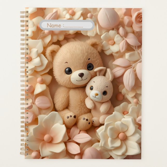 Agenda Cute Baby AnimalsPlanner (Frente)