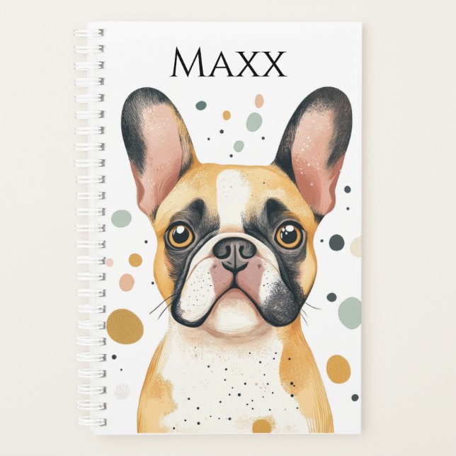 Agenda Cute Bulldog 2026 Planner Book | Funny Bulldog (Frente)