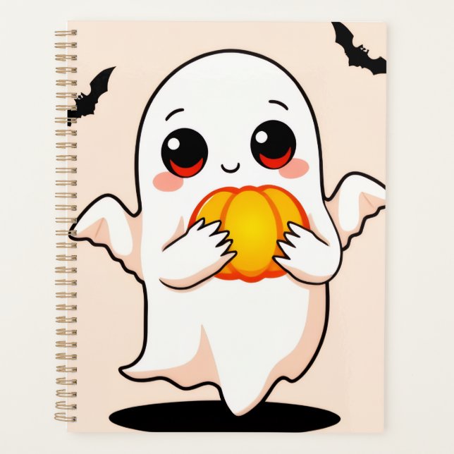 Agenda Cute Halloween Ghost Planner (Frente)