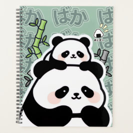 Agenda Cute Kawaii Panda Planner