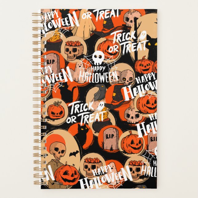 Agenda  Cute & Scary Halloween Spooky vibes  (Frente)