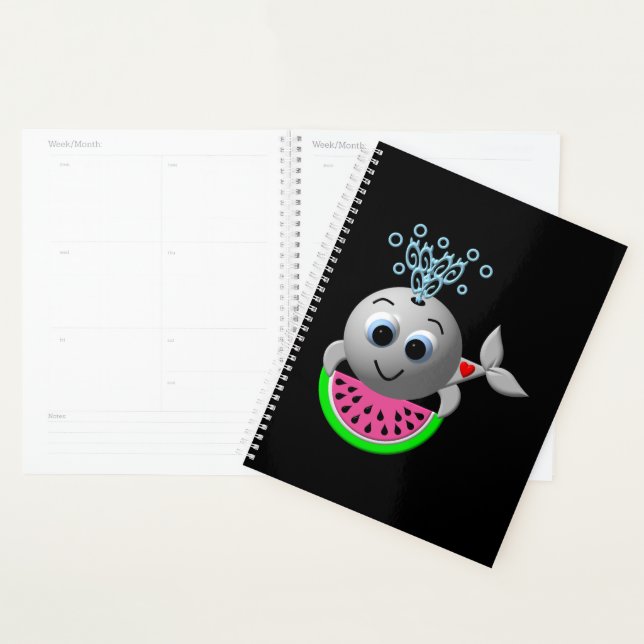 Agenda Cute Whale and Watermelon (Exibição)
