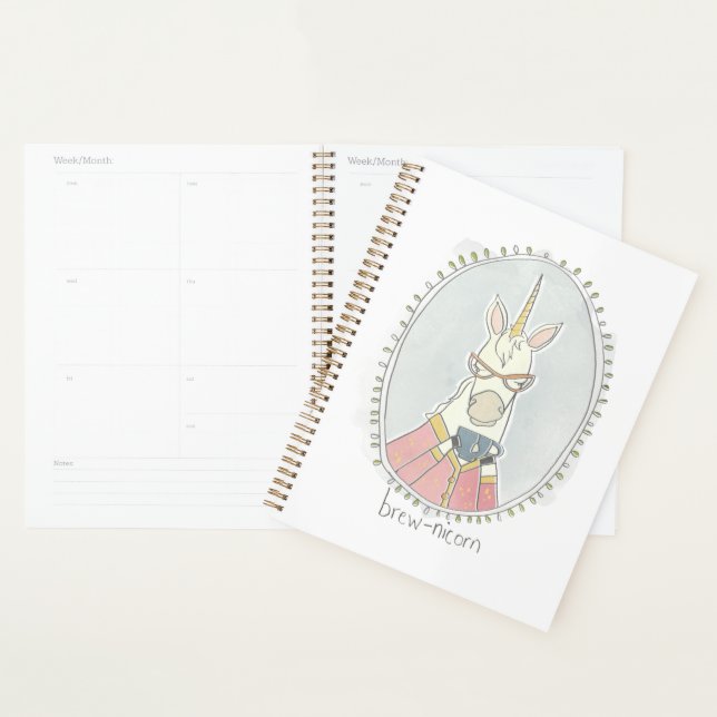 Agenda Cutie cafeinado | Brew Unicorn (Exibição)