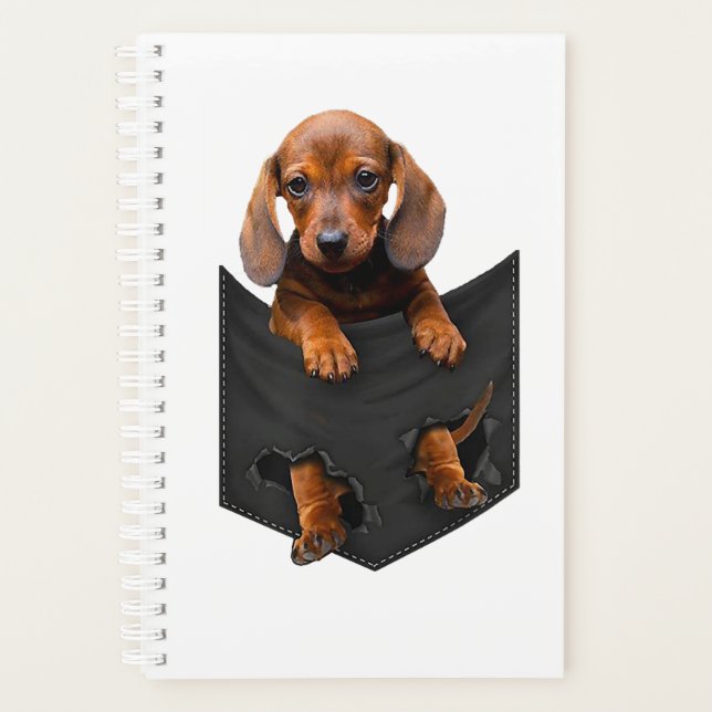 Agenda Dachshund In My Pocket Weiner Dog (Frente)
