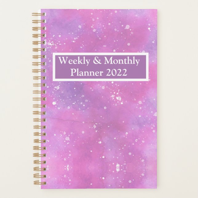 Agenda Daily Planner, Weekly Planner, Monthly Planner (Frente)