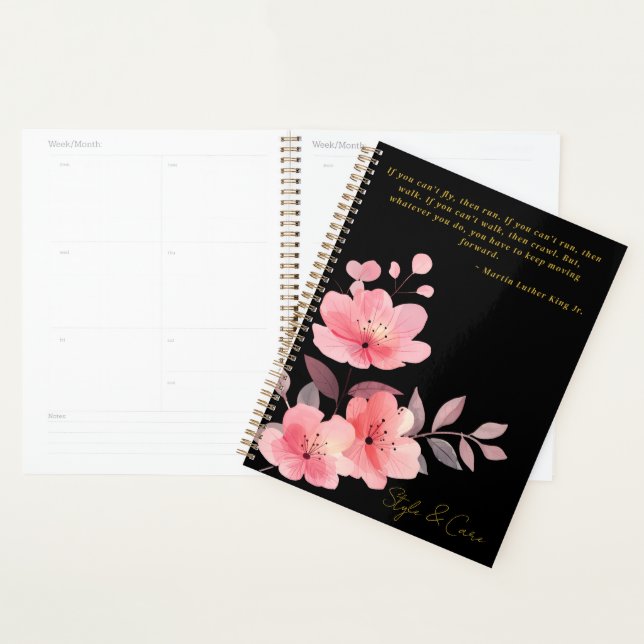 Agenda Daily Wellness and Style Organizer with Fresh Desi (Exibição)