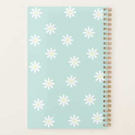 Agenda Daisy Bloom Planner – Soft Blue Floral Cover