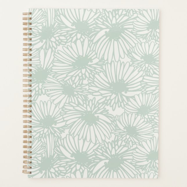 Agenda Daisy Blooms - Sage Suave (Frente)
