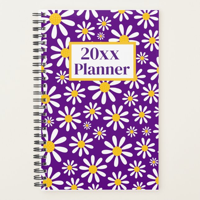 Agenda Daisy Floral Planner (Frente)