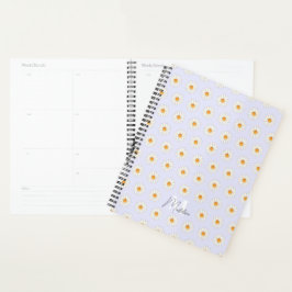 Agenda Daisy Floral Planner - Fofo e Na moda