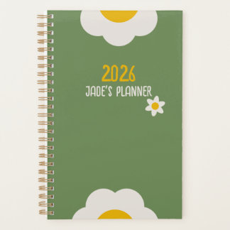 Agenda DAISY GREEN - 2026 Floral Planner