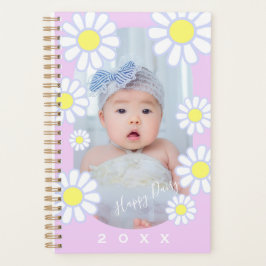 Agenda Daisy Simple Pastel Pink Photo Baby