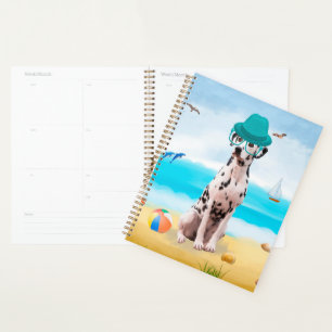 Agenda Dalmation Dog on Beach