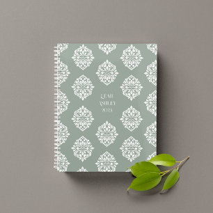 Agenda Damask Ambience Pale Olive 2026