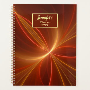 Agenda Dançando Leve Moderno Abstrato Fractal Art Name