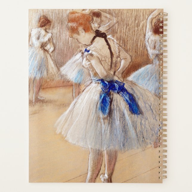 Agenda Dançarina de Edgar Degas (Verso)