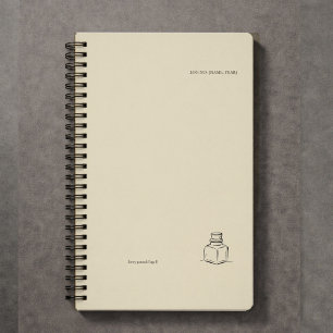 Agenda Dark Academia – tinteiro Arte Livro de Presente