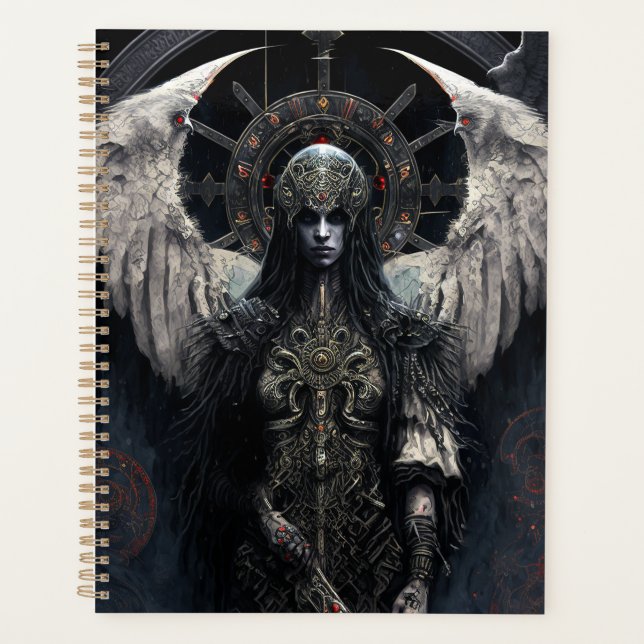 Agenda Dark Angel Gothic Fantasy Art (Frente)