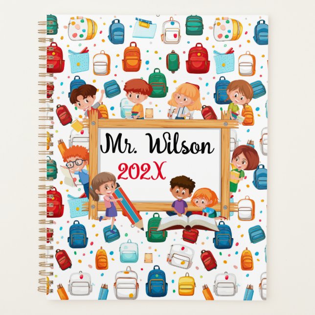 Agenda Data Anual dos Professores (Frente)