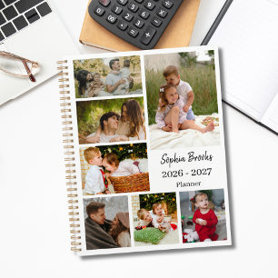 Agenda de Compromissos com Colagem de 6 Fotos Mode