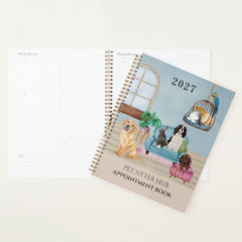 Agenda de compromissos para escritório de pet Sitt