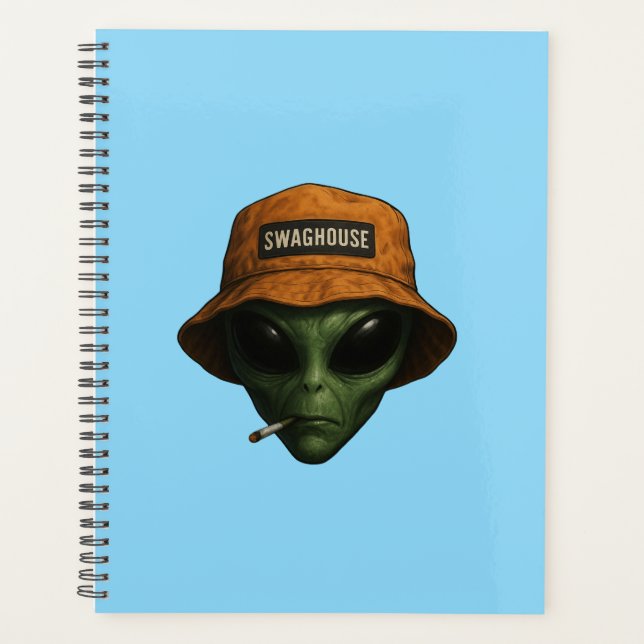 AGENDA DE EXTRATERRESTRE EM DESIGN  (Frente)