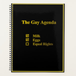 Agenda de gay - Planejador LGBT igual à direita