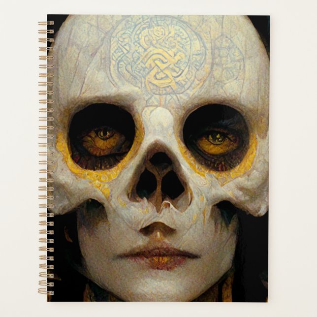 Agenda Death Mask Fantasy Sci-Fi Art (Frente)