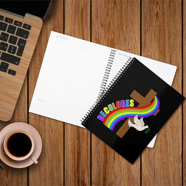 Agenda DeColores Cursillo Rainbow com Cross and Peace Do (Criador carregado)