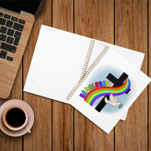 Agenda DeColores Cursillo Rainbow com Cross and Peace Do